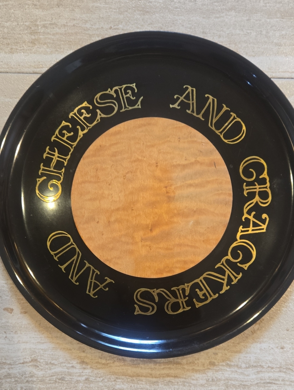 The Couroc Cheeseboard Vintage Plate